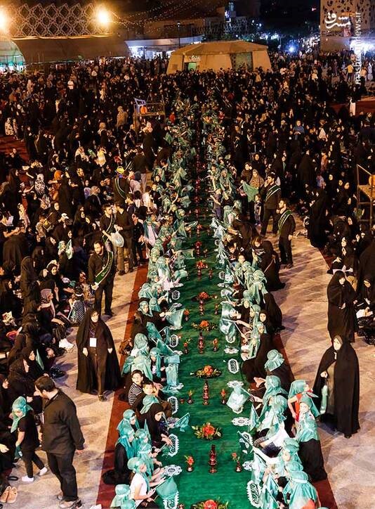 سفره نذری حضرت رقیه (س)، میدان امام حسین