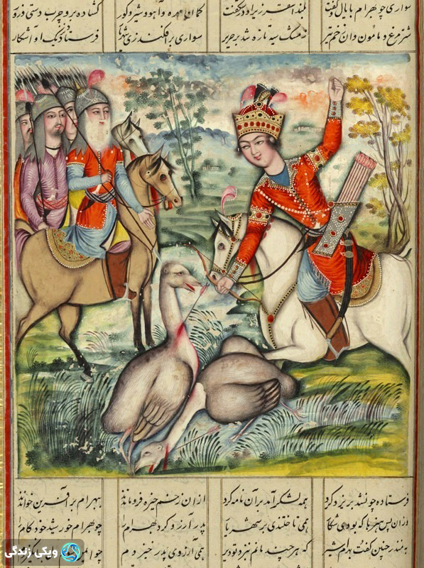 نقاشی دورهٔ قاجار از شاهنامه