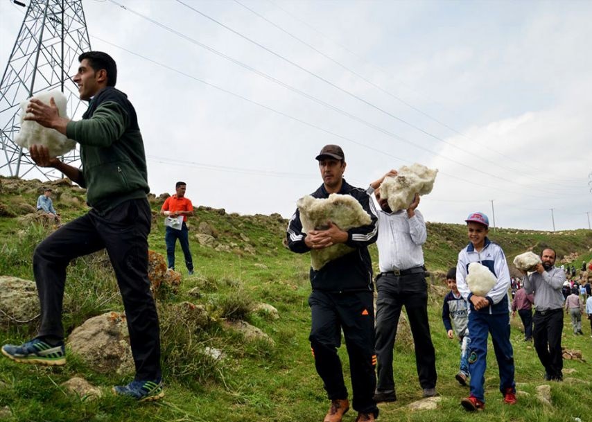 آیین ورف چال روستای آب اسک آمل - مازندران