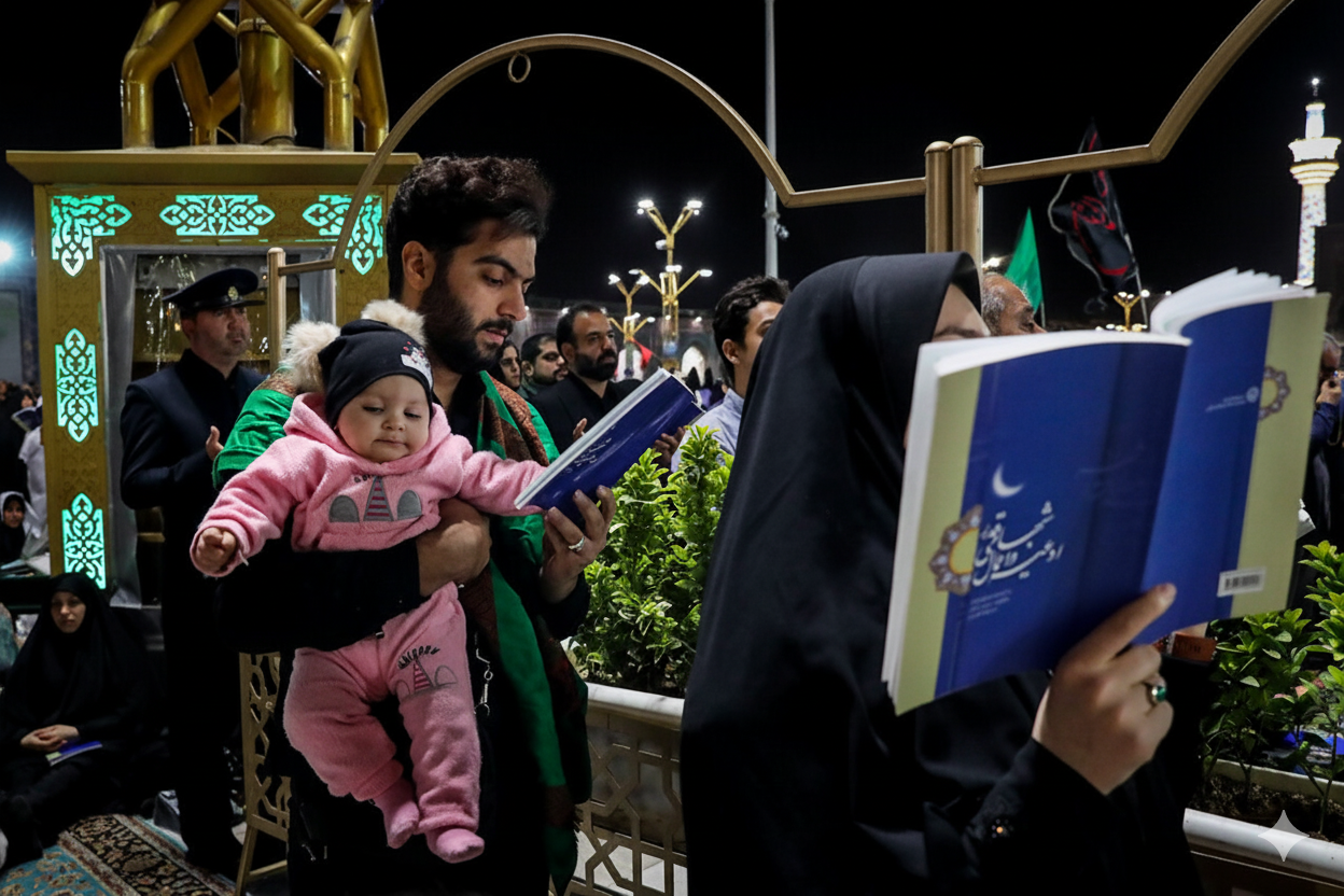 مراسم جوشن کبیرخوانی و احیای شب بیست و یکم ماه رمضان-حرم امام رضا