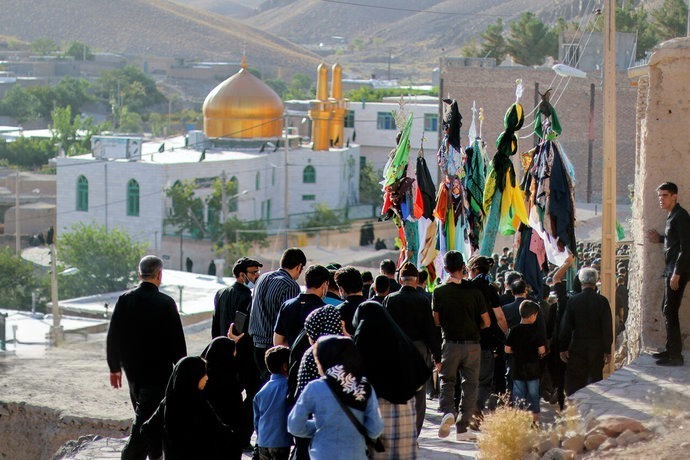 علم بندان در روستای درخش-علم بندان