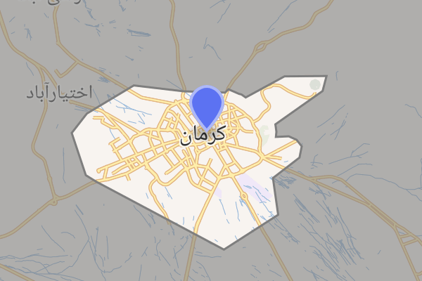 نقشه استان کرمان