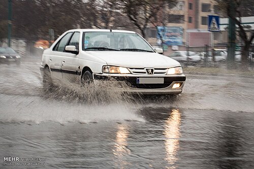 آبگرفتگی معابر در کرج