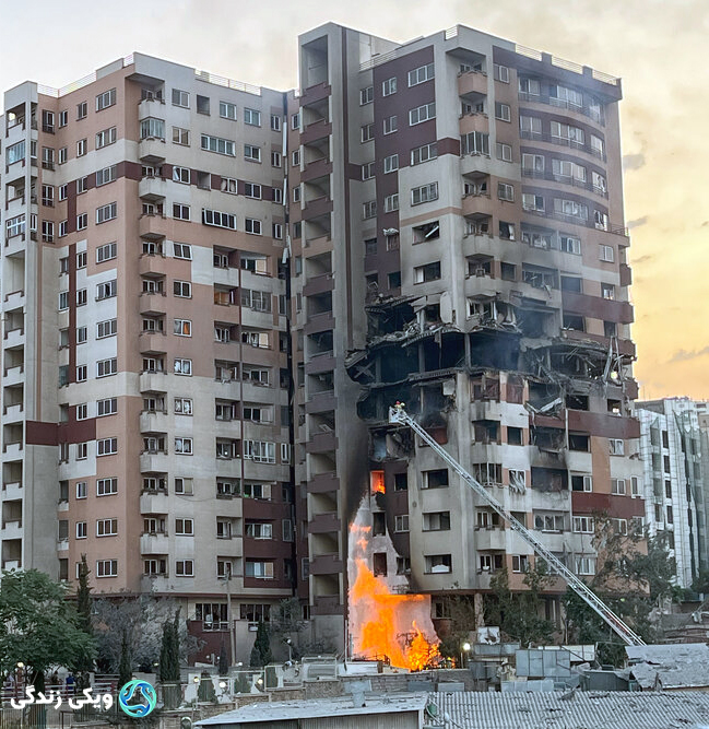 حمله رژیم صهیونیستی به ساختمانی در تهران