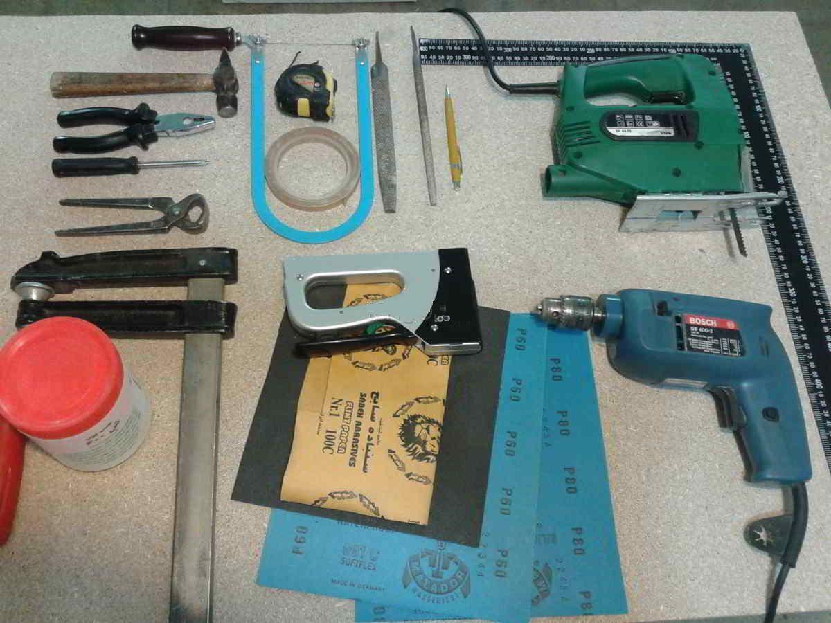 ابزار لازم برای انجام معرق‌کاری