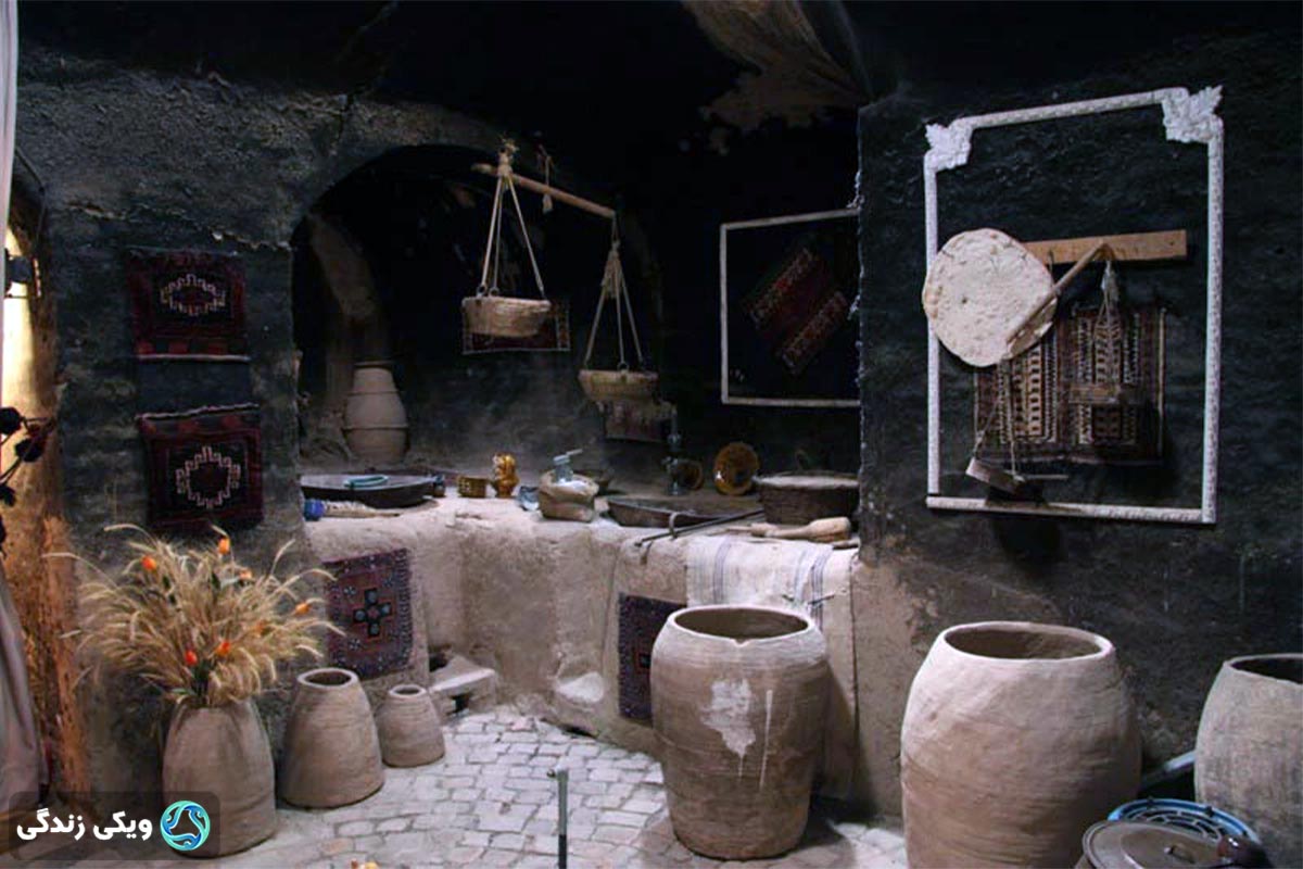 تصویر یک مطبخ قدیمی