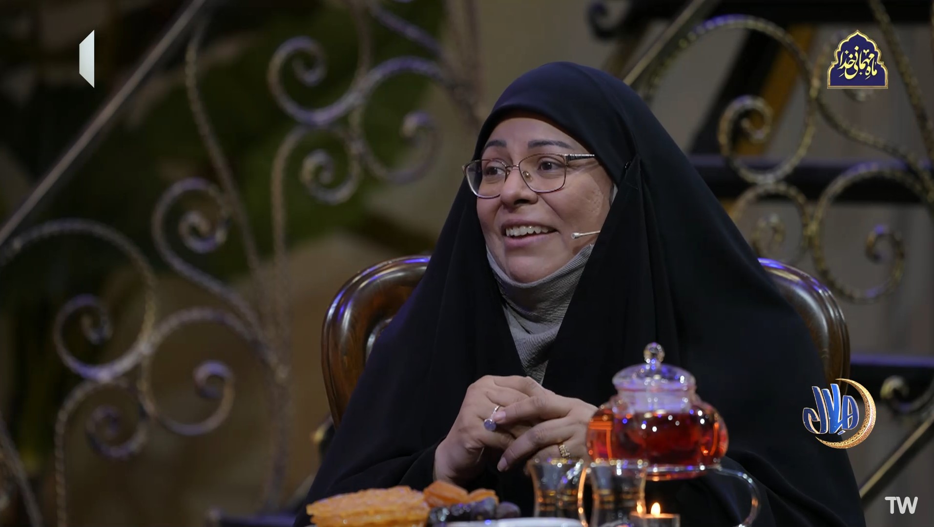 زهرا گنزالس در برنامه تلویزیونی هلال