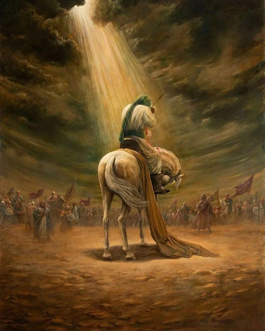 نقاشی مسیح عاشورا-محمدعلی نادری