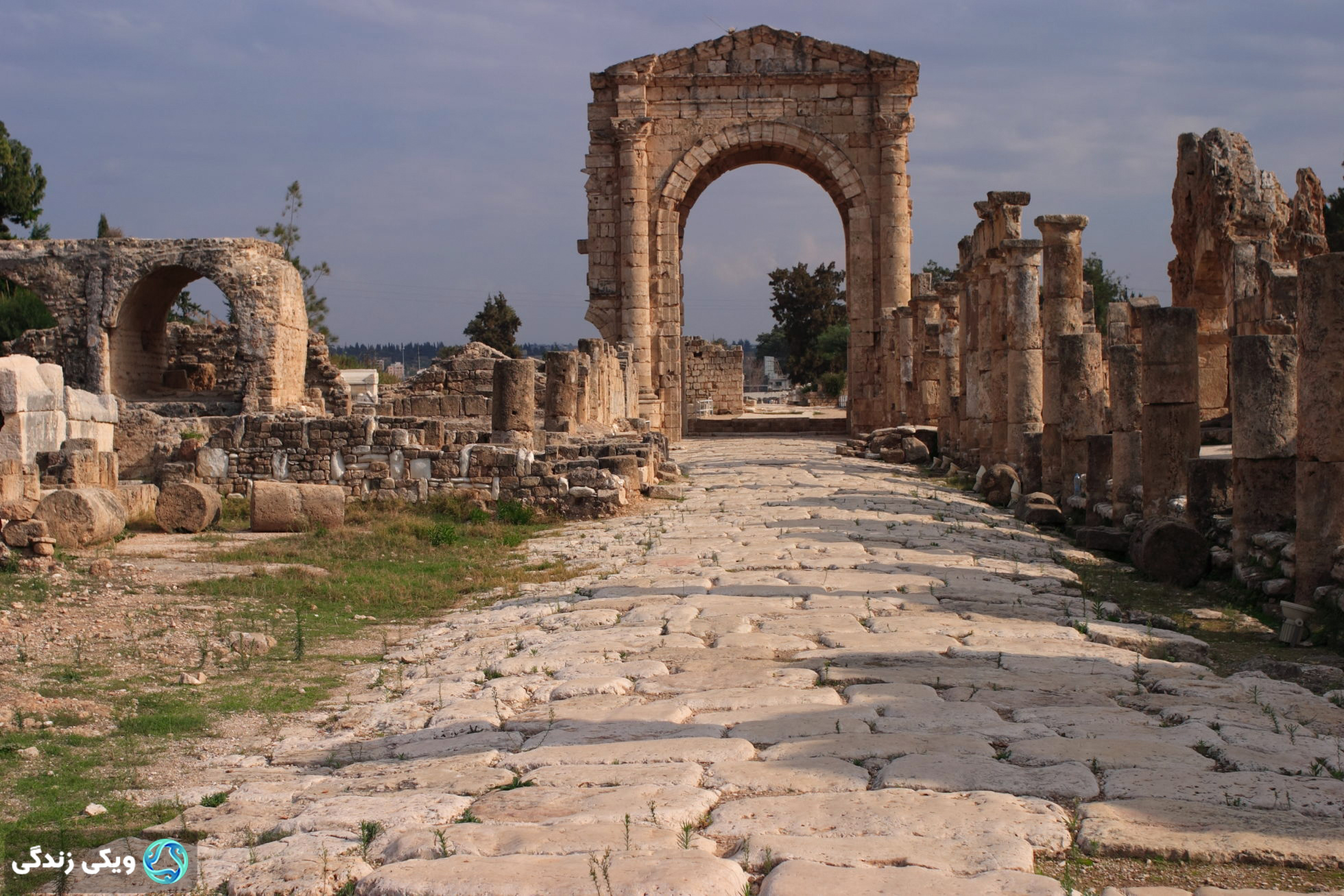 راه رومی، منطقه صور در لبنان