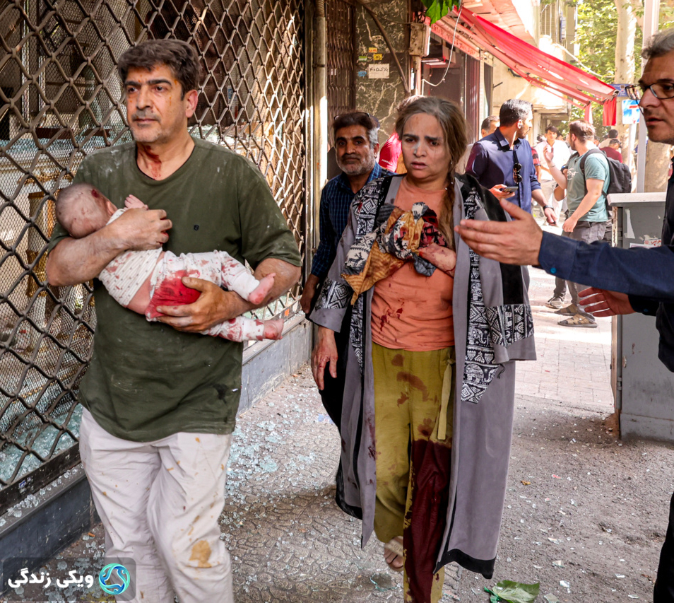 حمله رژیم صهیونیستی به مناطق غیرنظامی تهران