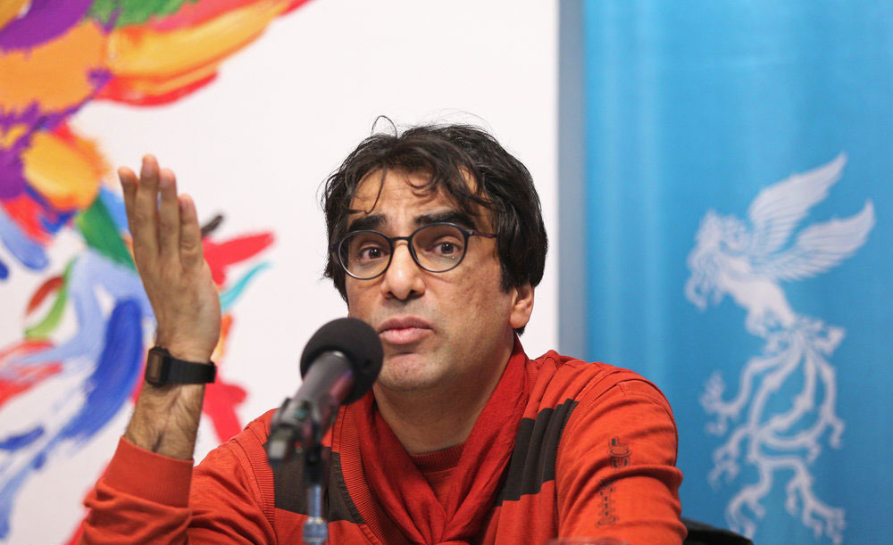 رضا زهتابچیان نویسنده و کارگردان در نشست خبری فیلم