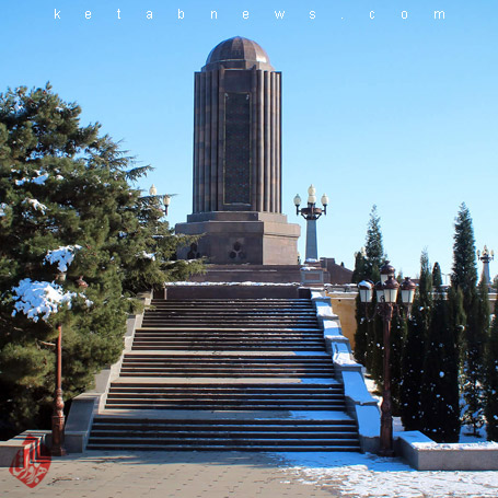 آرامگاه نظامی در شهر گنجه (جمهوری آذربایجان)