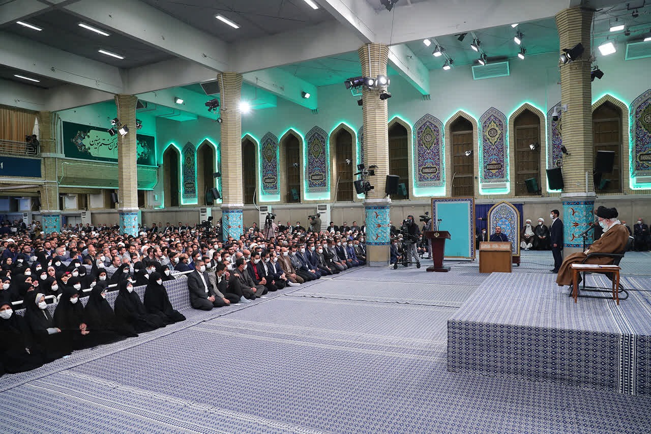 دیدار معلمان با رهبر انقلاب