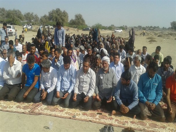 برگزاری مراسم سنتی «قبله دعا» در میناب برای نزول باران