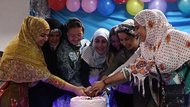 جشن روز دختر در دوره دانش‌افزایی زبان فارسی در دانشگاه علامه طباطبایی تهران