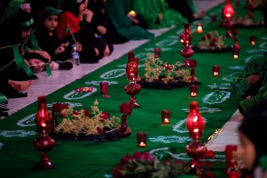 سفره حضرت رقیه در بین‌الحرمین کربلا