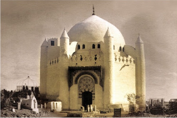 آرامگاه چهار امام شیعه در قبرستان بقیع، مدینه؛ پیش از تخریب