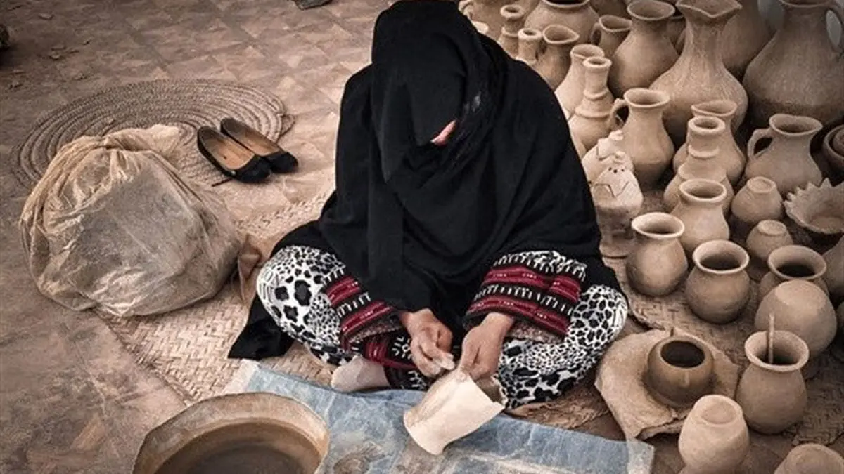 سفالگری زنان بلوچ