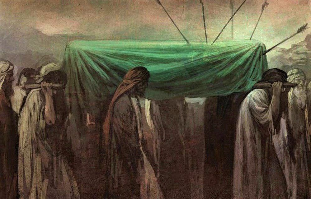 تشییع امام حسن-حسن روح الامین