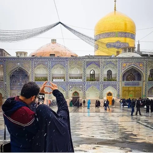 عهد جاودان زن و شوهری وفادار در حرم امام رضا