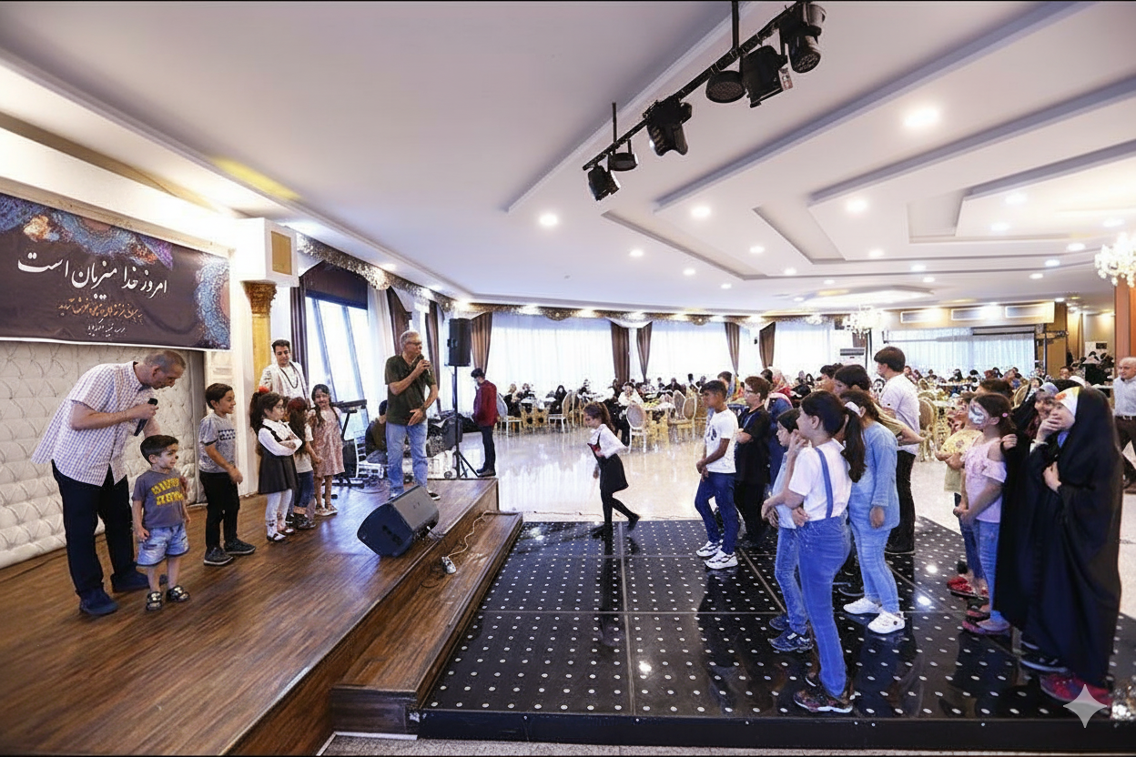 جشن اکرام ایتام با حضور ۴۰۰نفر از کودکان تحت پوشش