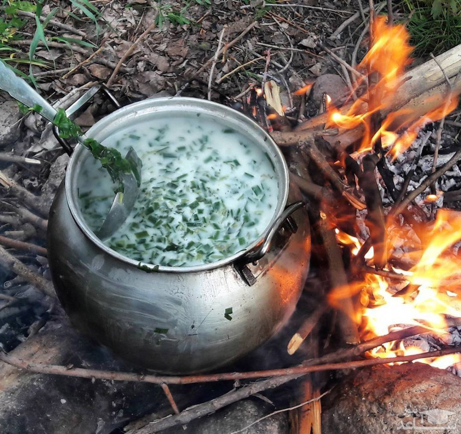 آش دوغ محلی ارومیه