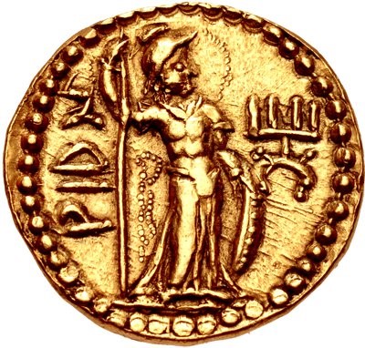 ایزدبانو اشتاد - سکه کوشانی