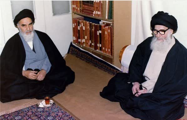 آیت‌الله گلپایگانی و آیت‌الله خمینی
