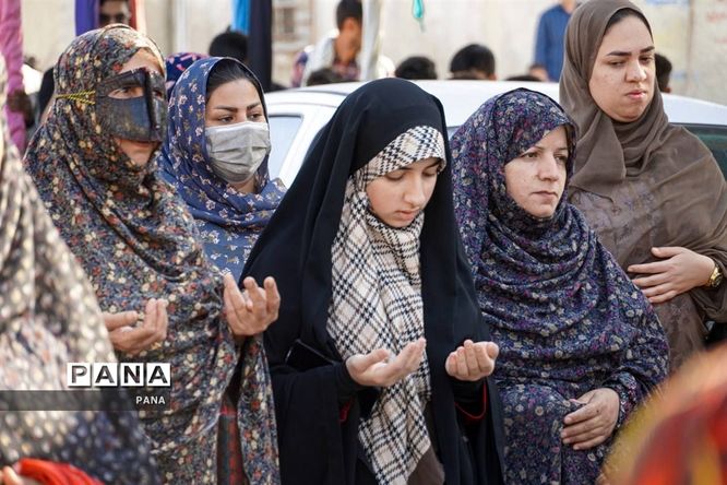 آیین قبله دعا در روستای درگیر سالم از توابع بندرعباس